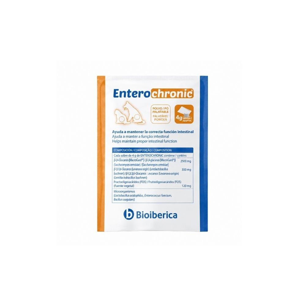Entero-Chronic Sobre para Apoyos Digestivos (ud) Suplementos Perros Patitas&co