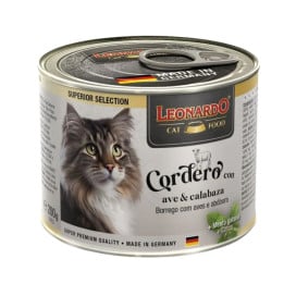 Leonardo Lata de Cordero con Ave y Calabaza para Gato Patitas&co Patitas&co
