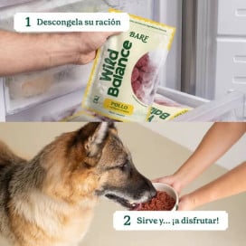 Wild Balance Dieta BARF Pollo con Verduras para Perro Dieta BARF Perros Patitas&co