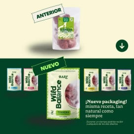 Wild Balance Dieta BARF Ternera con Verduras para Perro Dieta BARF Perros Patitas&co
