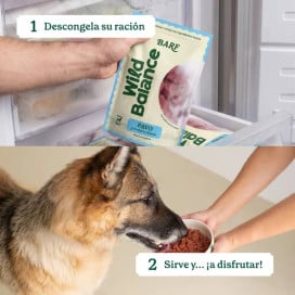 Wild Balance Dieta BARF Pavo con Verduras para Perro Dieta BARF Perros Patitas&co