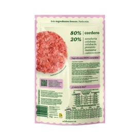 Wild Balance Dieta BARF Cordero con Verduras para Perro Dieta BARF Perros Patitas&co
