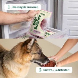 Wild Balance Dieta BARF Cordero con Verduras para Perro Dieta BARF Perros Patitas&co