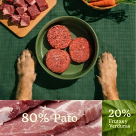 Wild Balance Dieta BARF Pato con Verduras para Perro Dieta BARF Perros Patitas&co