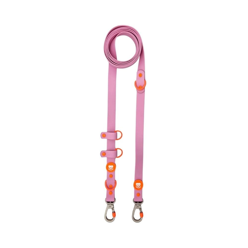 Dukier Correa Multiposición Waterproof Tangerine para Perro Accesorios de Paseo para Perro Patitas&co