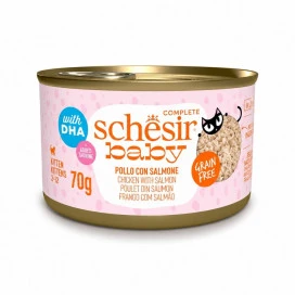 Schesir Baby Lata de Pollo con Salmón para Gatitos Patitas&co Patitas&co