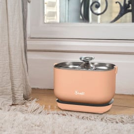 Bandit Fuente de Agua Inalámbrica Melocotón Fuentes para Gatos Patitas&co