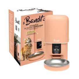 Bandit Comedero Automático Melocotón Comederos para perros Patitas&co