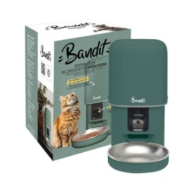 Bandit Comedero Automático Verde Comederos para perros Patitas&co