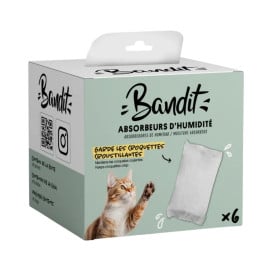 Bandit Sobres Absorbentes para Comedero Automático (6 uds) Comederos para Gatos Patitas&co
