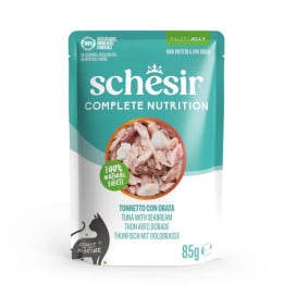Schesir Sobre de Atún con Dorada en Gelatina para Gato Comida húmeda para gatos Patitas&co