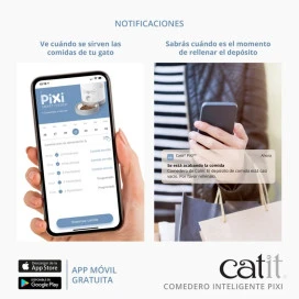 Catit Pixi Comedero Inteligente para Gatos Comederos automáticos para gatos Patitas&co