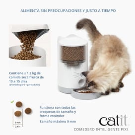 Catit Pixi Comedero Inteligente para Gatos Comederos automáticos para gatos Patitas&co