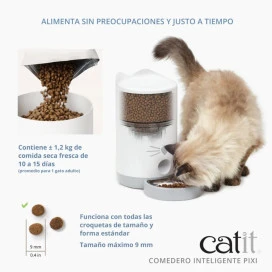 Catit Pixi Comedero Inteligente para Gatos Comederos automáticos para gatos Patitas&co