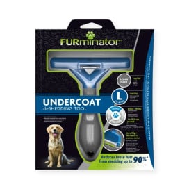 FURminator Deslanador de Pelo Largo para Perros Grandes Deslanador para Perros Patitas&co