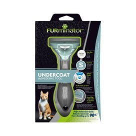 FURminator Deslanador de Pelo Corto para Gatos Pequeños Cepillo para gatos Patitas&co