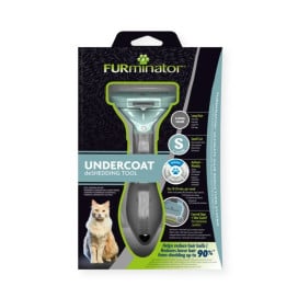 FURminator Deslanador de Pelo Largo para Gatos Pequeños Cepillo para gatos Patitas&co