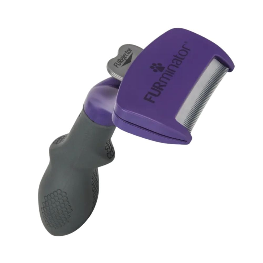 FURminator Deslanador de Pelo Largo para Gatos Medianos y Grandes Cepillo para gatos Patitas&co