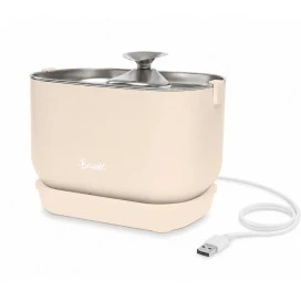 Bandit Fuente de Agua Automática Crema Fuentes para Gatos Patitas&co