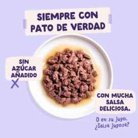 Edgard and Cooper Sobre de Pato con Pavo en Salsa para Gato Comida húmeda para gatos Patitas&co