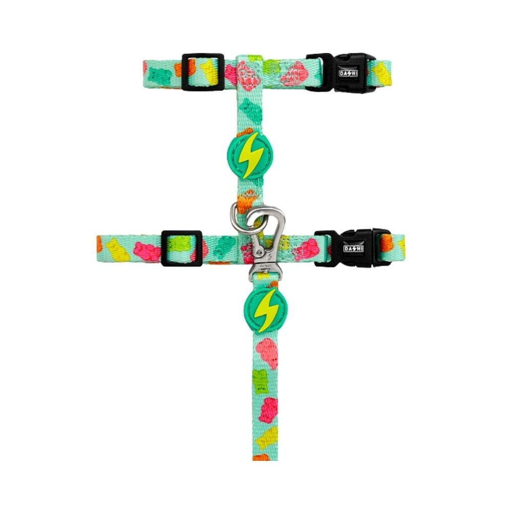 Dashi Arnés + Correa Gummy para Gato Accesorios de Paseo para Gatos Patitas&co