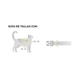 Dashi Arnés + Correa Gummy para Gato Accesorios de Paseo para Gatos Patitas&co