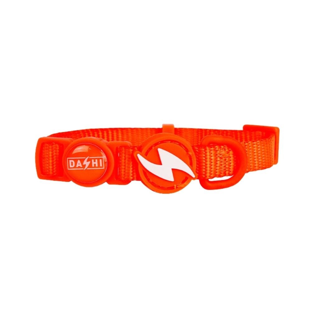 Dashi Collar Neón Naranja para Gato Accesorios de Paseo para Gatos Patitas&co