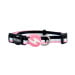 Dashi Collar Stripes³ Rosa y Negro para Gato