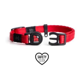 MyFamily Collar Memopet® Rojo con Chip NFC para Gato Accesorios de Paseo para Gatos Patitas&co