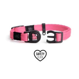 MyFamily Collar Memopet® Rosa con Chip NFC para Gato Accesorios de Paseo para Gatos Patitas&co