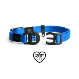 MyFamily Collar Memopet® Azul con Chip NFC para Gato Accesorios de Paseo para Gatos Patitas&co
