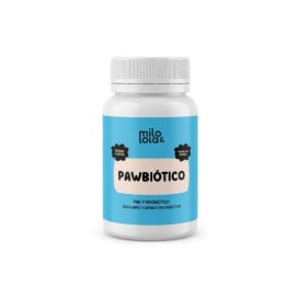 Milo y Lola Pawbiótico Natural Bote Probióticos y Prebióticos para Perros Patitas&co