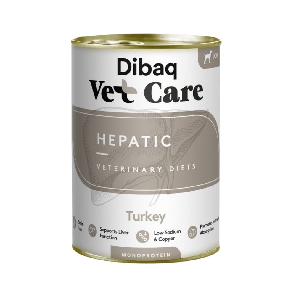 Dibaq Vet Care Lata Hepatic Pavo para Perro Patitas&co Patitas&co