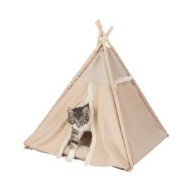 Trixie Cueva Tipi Boho para Gato Camas para Gatos Patitas&co