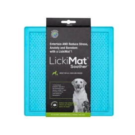 Comedero Antivoracidad LickiMat Classic Soother Turquesa