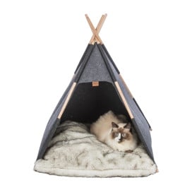 Trixie Cueva Tipi Suave Camas para Gatos Patitas&co