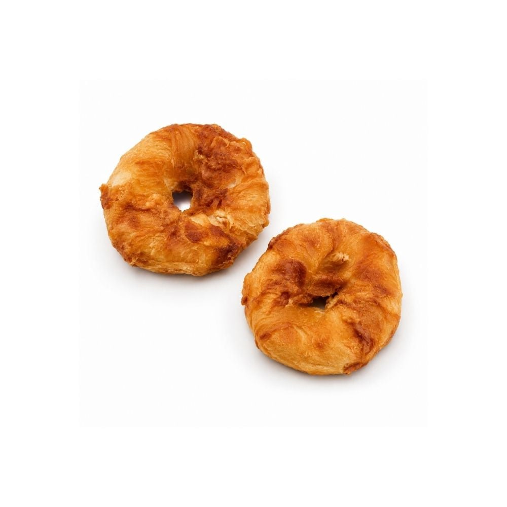 Mordedores Naturales Donut de Pollo 6 cm (2 uds) Mordedores para Perros Patitas&co