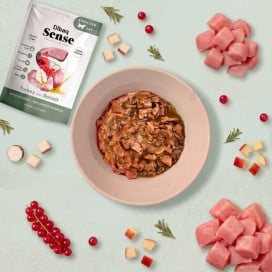 Dibaq Sense Bocaditos en Salsa de Pavo con Conejo para Gato Patitas&co Patitas&co