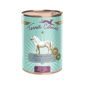 Terra Canis Grain Free Lata de Caballo para Perro Comida húmeda para Perros Patitas&co