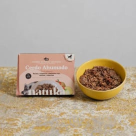Natuka Comida Cocinada Menú de Cerdo Ahumado para Perro Patitas&co Patitas&co