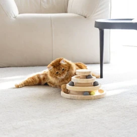 Designed by Lotte Juguete Torre de Madera para Gato Patitas&co Patitas&co