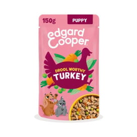 Edgard and Cooper Guiso de Pavo para Perro Cachorro Comida húmeda para Perros Patitas&co