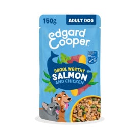 Edgard and Cooper Guiso de Salmón y Pollo para Perro Comida húmeda para Perros Patitas&co