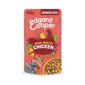 Edgard and Cooper Guiso de Pollo para Perro Senior Comida húmeda para Perros Patitas&co