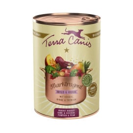 Terra Canis Marktragout Lata de Venado y Pollo para Perro Comida húmeda para Perros Patitas&co