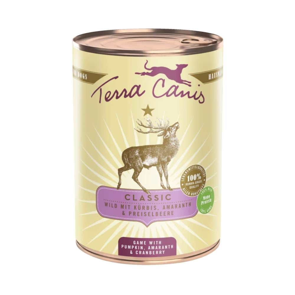 Terra Canis Classic Lata de Venado con Calabaza para Perro Patitas&co Patitas&co