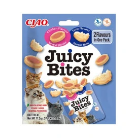 Inaba Juicy Bites Chuches de Pollo y Atún para Gatos Snacks para Gatos Patitas&co