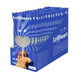 Lolliheart Piruleta de Corazón con Pollo y Arándanos para Gato Snacks para Gatos Patitas&co