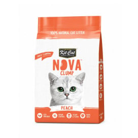 Kit Cat Arena Nova Clump Peach para Gato Arena para gatos Patitas&co