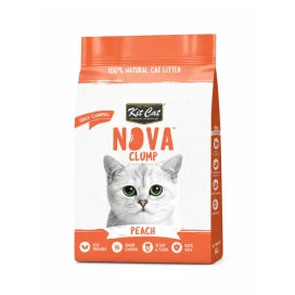 Kit Cat Arena Nova Clump Peach para Gato Arena para gatos Patitas&co